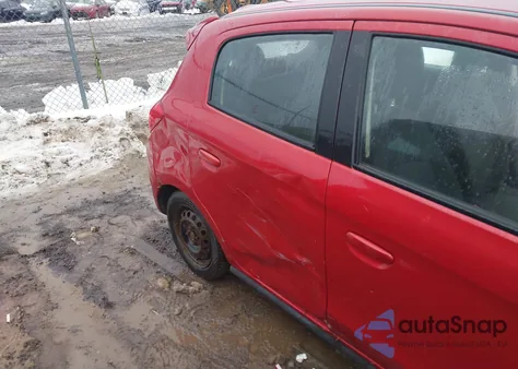 2014 Mitsubishi Mirage De z USA, uszkodzony, nr VIN ML32A3HJ2EH007001